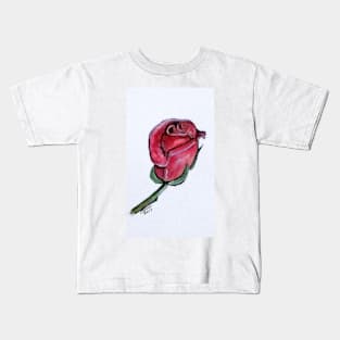 Solitary Rose Kids T-Shirt